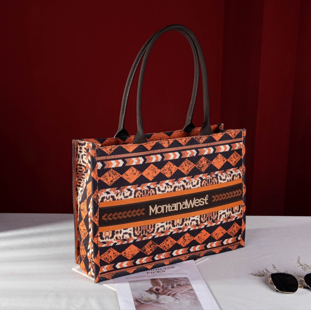 Montana west Southwestern Print Crossbody Tote Bag Wide